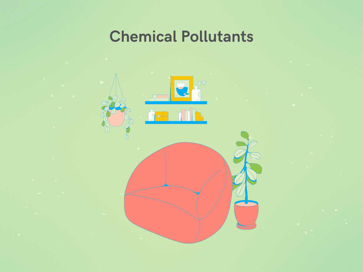 Humidity affects chemical pollutants. 